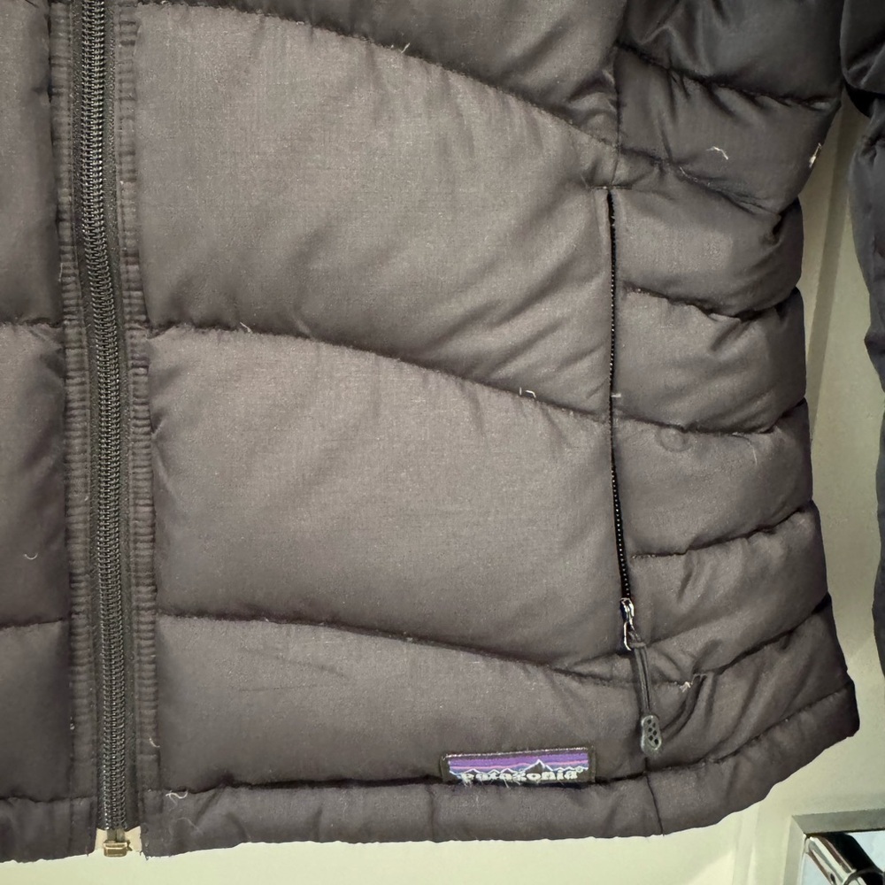Patagonia Black Goose Down Puffer Jacket Women M Gorpcore Outdoor Hiking - U BIN - Picture 6 of 8